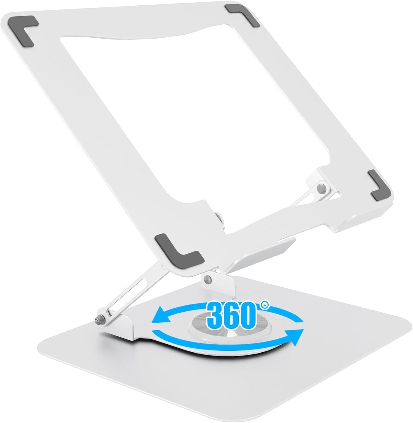 Adjustable Computer Stand, Ergonomic Riser with 360° Rotating Base